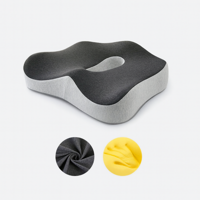 ErgoSit | Orthopädisches Memory Foam-Sitzkissen für Büro & Zuhause