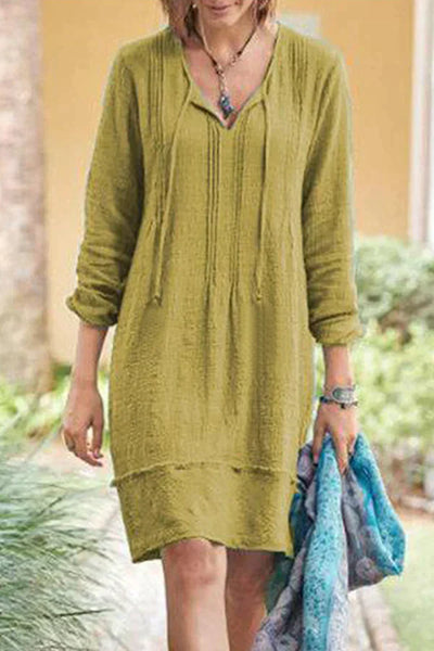 Evelina - Elegantes & Komfortables Sommerkleid