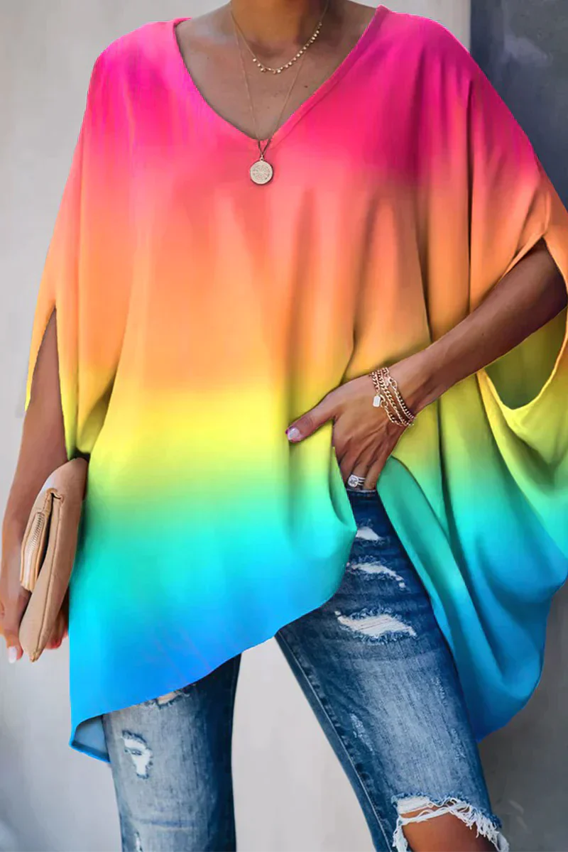 Evelyn - Elegante weite Damen Bluse für den Sommer