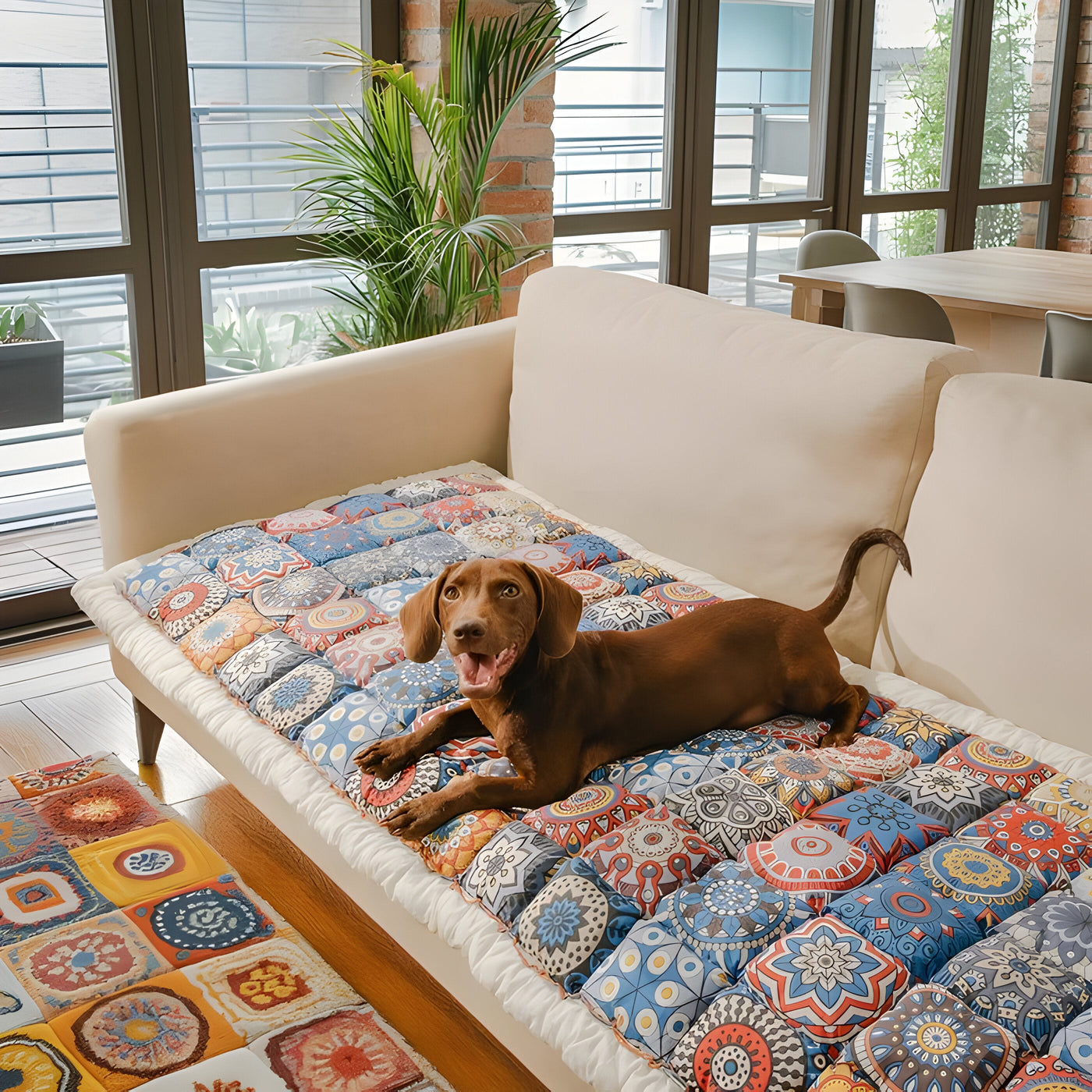 VelvaLoom Cover - Schicker Baumwoll-Schutzbezug für die Couch