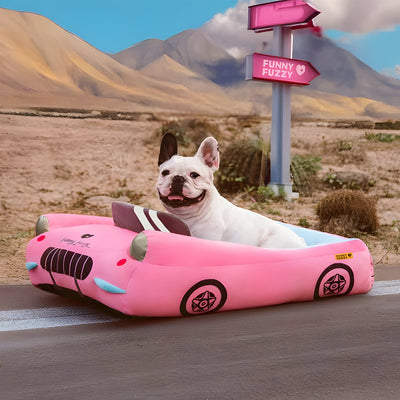 TurboPaws - Konvertierbares Rennwagen-Haustierbett