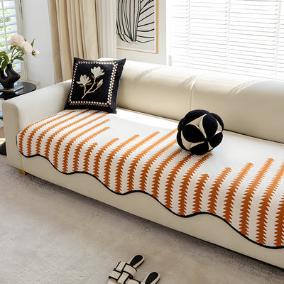 ArtiLounge Abdeckung - Moderne Chevron Streifen Chenille Couch Abdeckung