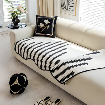 ArtiLounge Abdeckung - Moderne Chevron Streifen Chenille Couch Abdeckung