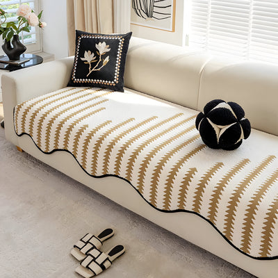 ArtiLounge Abdeckung - Moderne Chevron Streifen Chenille Couch Abdeckung