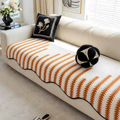 ArtiLounge Abdeckung - Moderne Chevron Streifen Chenille Couch Abdeckung