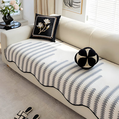 ArtiLounge Abdeckung - Moderne Chevron Streifen Chenille Couch Abdeckung