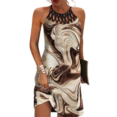 Fadia - Bequemes Kleid Mit Grafikdruck Für Damen