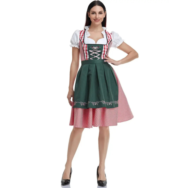 Festliches Oktoberfest Midi Dirndl
