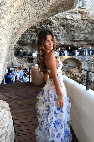 Flora – Blumenkleid Damen Sommer Romantisch Leicht Boho