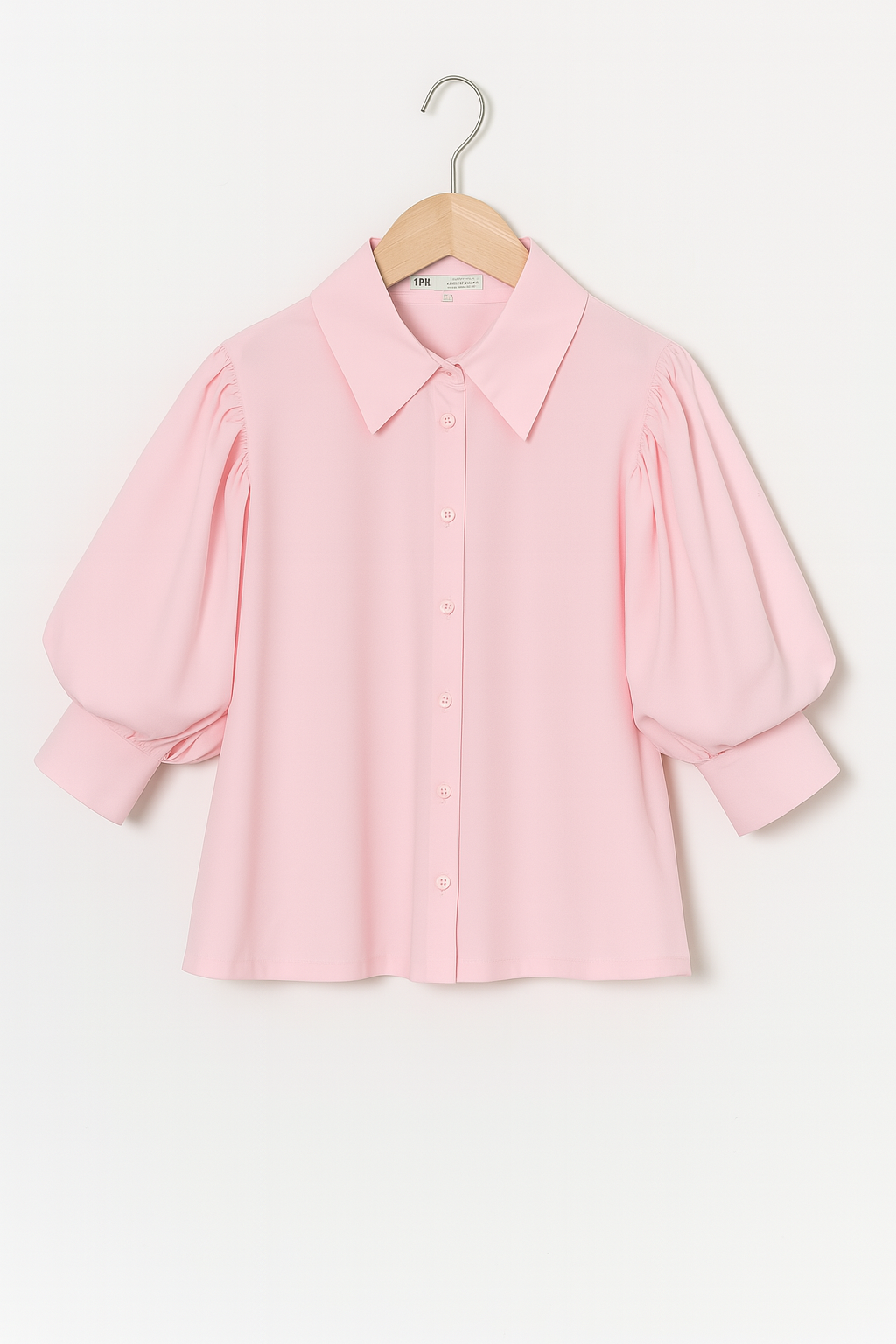 Modische Puffärmelbluse