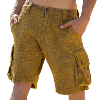 Frederik – Klassische Herren Leinen Shorts Casual Sommerlook