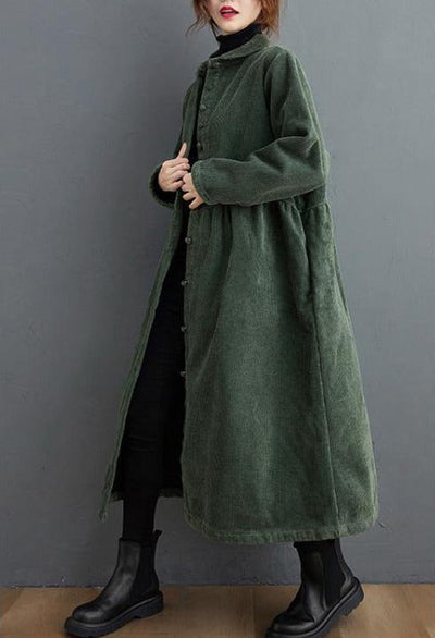 Langer Kordmantel für Frauen