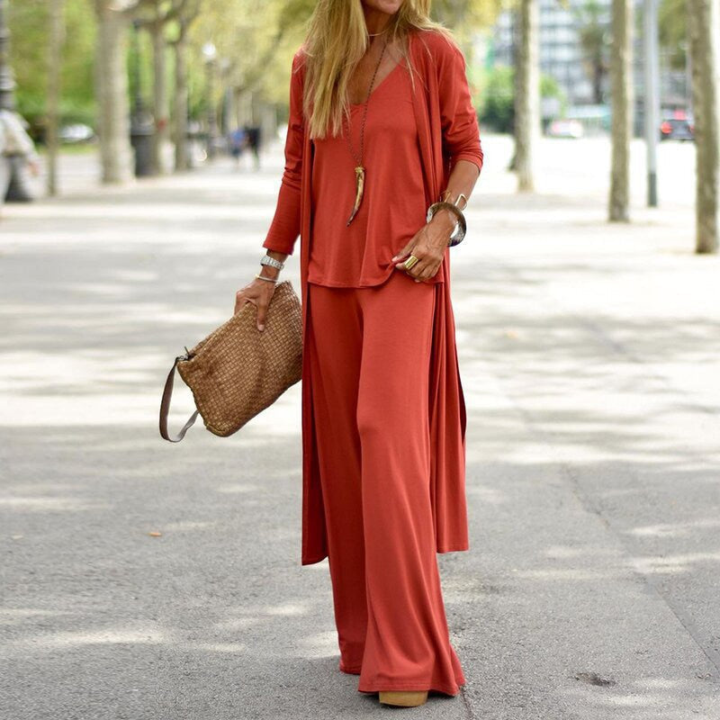 Friedlinde - Dreiteiliges Sommer Set Für Damen