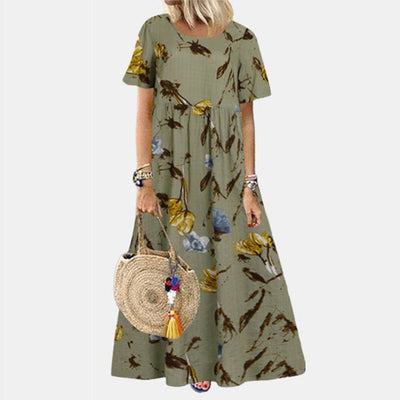 Lockeres Florales Maxikleid für Herren