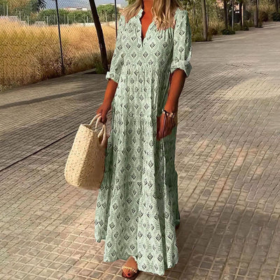 Bequemes Boho Maxikleid
