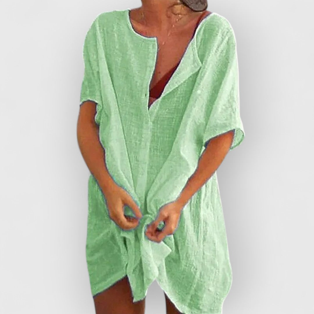 Vera | Kurzes Baumwollkleid