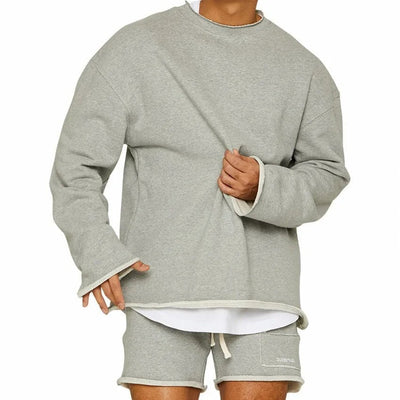 Branwen - Lässiges Sweatshirt- und Shorts-Set für Entspannung und Stil
