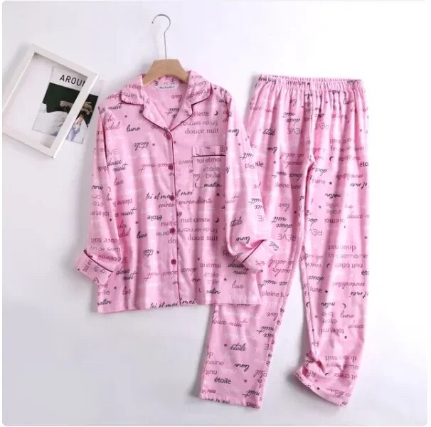 Roxana - Bequemes Damen Pyjama-Set mit lebendigen Mustern