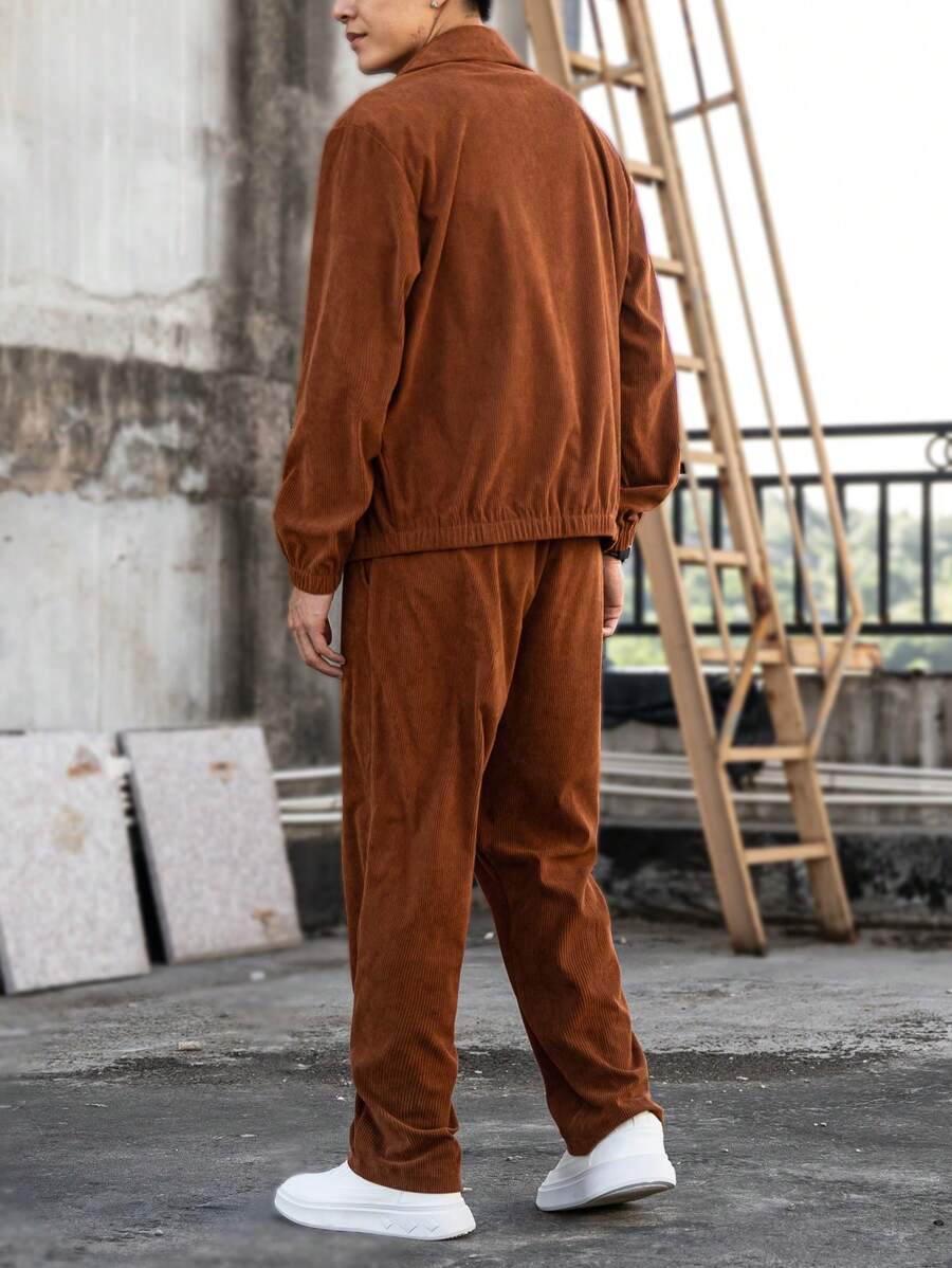 Hagen – Herren Cord Set Jacke Und Hose Herbstlook