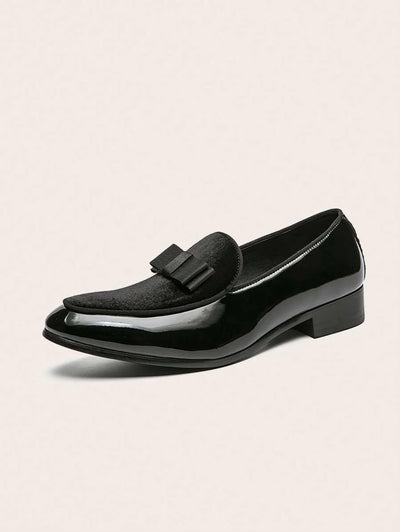 Hanno – Lackleder Loafer Herren Schleife Elegant Valentinstag