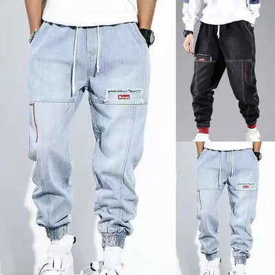 Denim-Jogger-Hosen für Männer