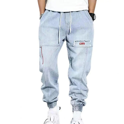 Denim-Jogger-Hosen für Männer