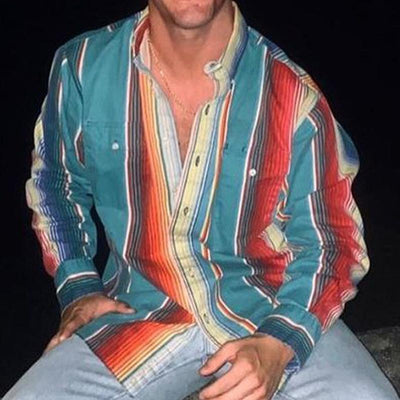 Harlind - Poloshirt Herren – Hochwertige Baumwolle, Retro Streifen, Bequem und Stilvoll