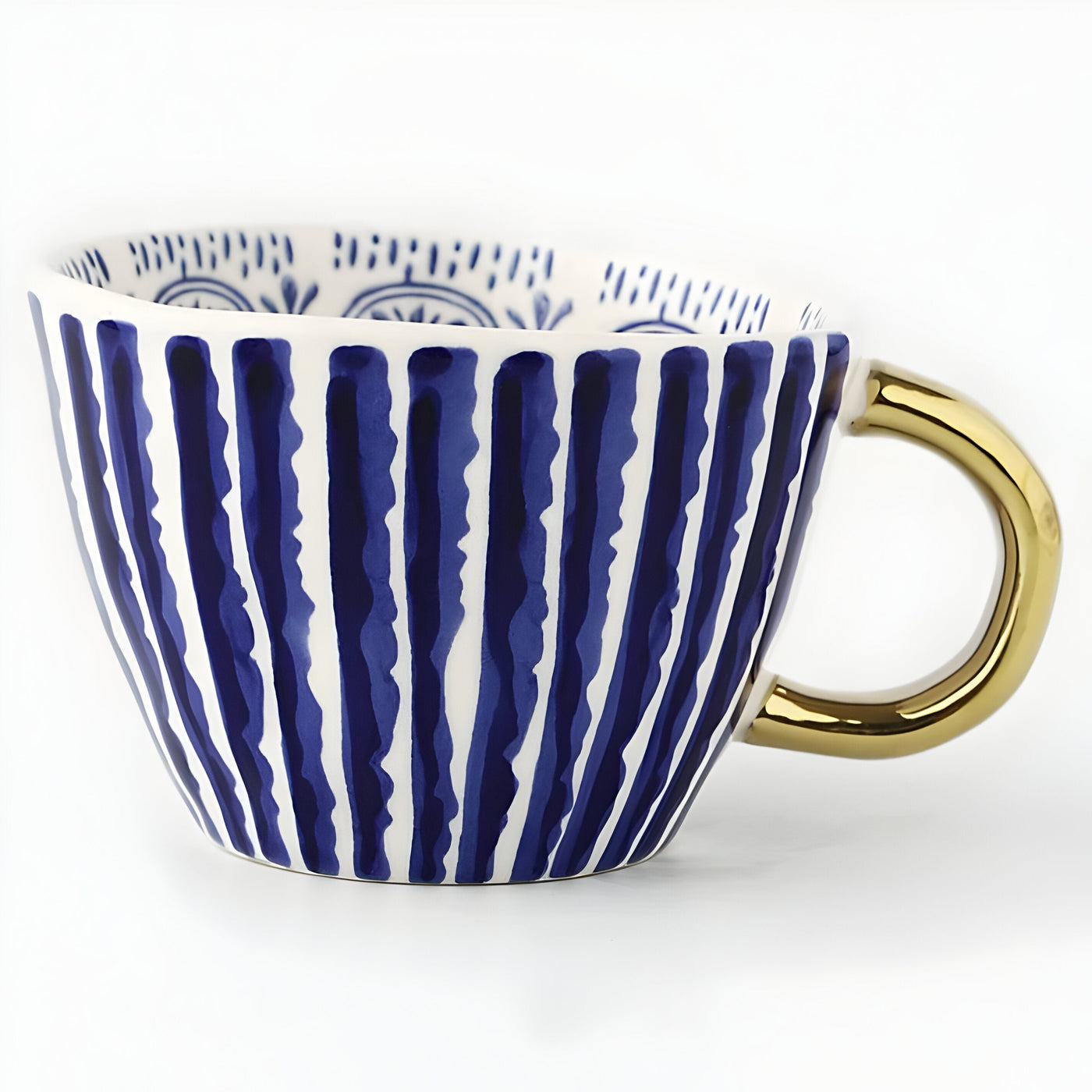 GeoSip Cup - Unregelmäßige Geometrische Keramik-Kaffeetasse