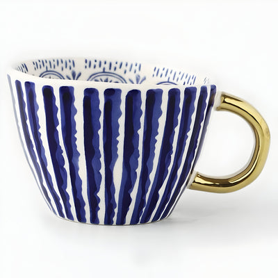 GeoSip Cup - Unregelmäßige Geometrische Keramik-Kaffeetasse