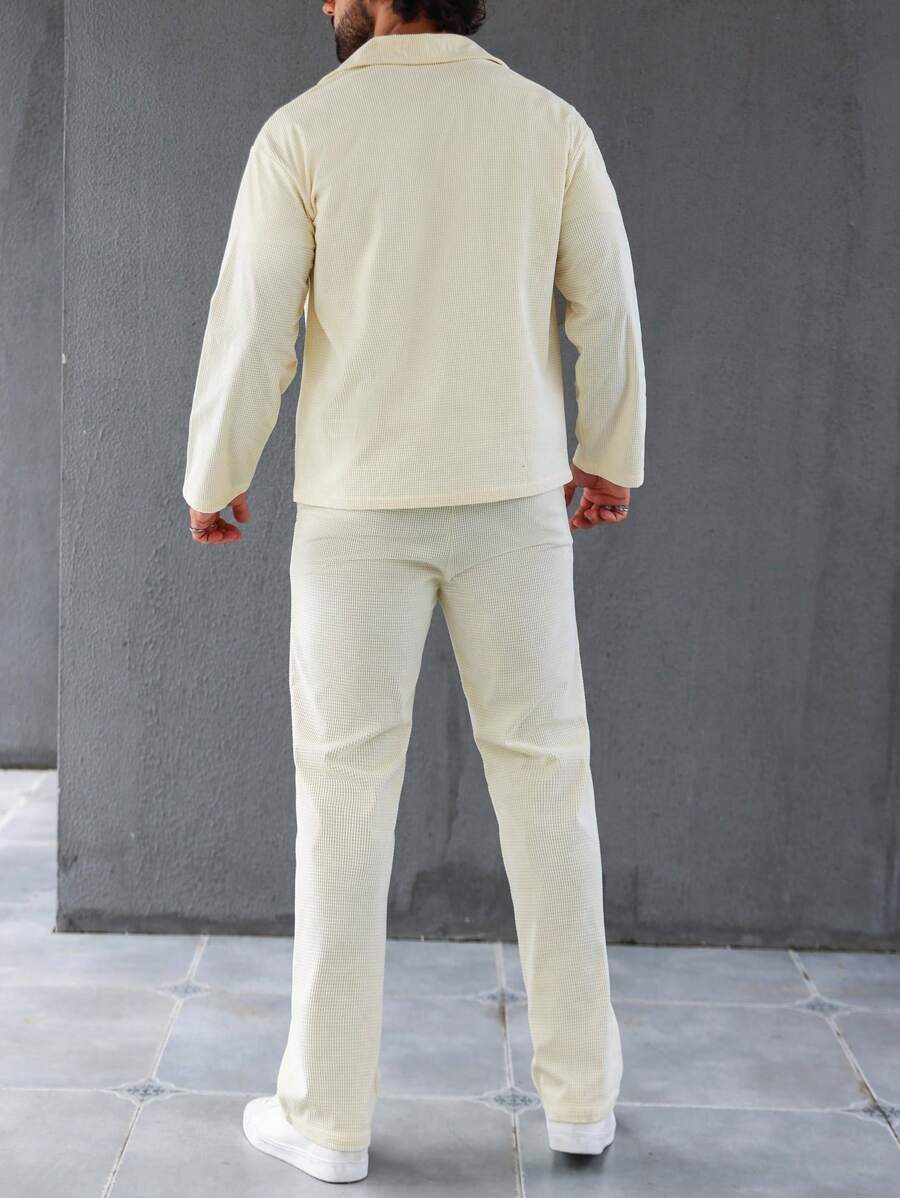 Henrik – Herren Set Mit Reißverschlussjacke Und Kordelzughose