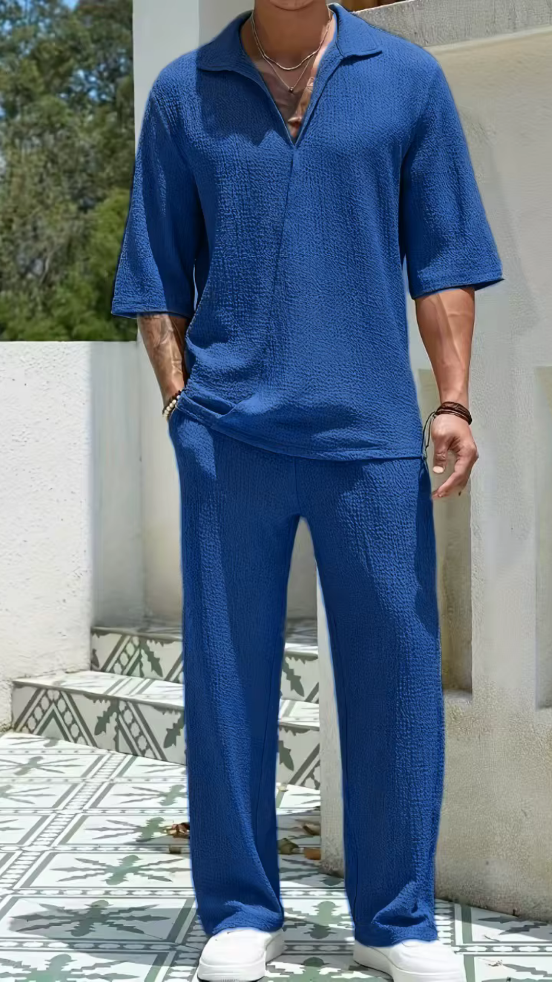 Herald – Lässiges Zweiteiler-Set mit Struktur und Komfort