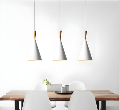 WhiteGlow Light - Moderne weiße LED-Pendelleuchte