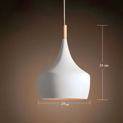 WhiteGlow Light - Moderne weiße LED-Pendelleuchte