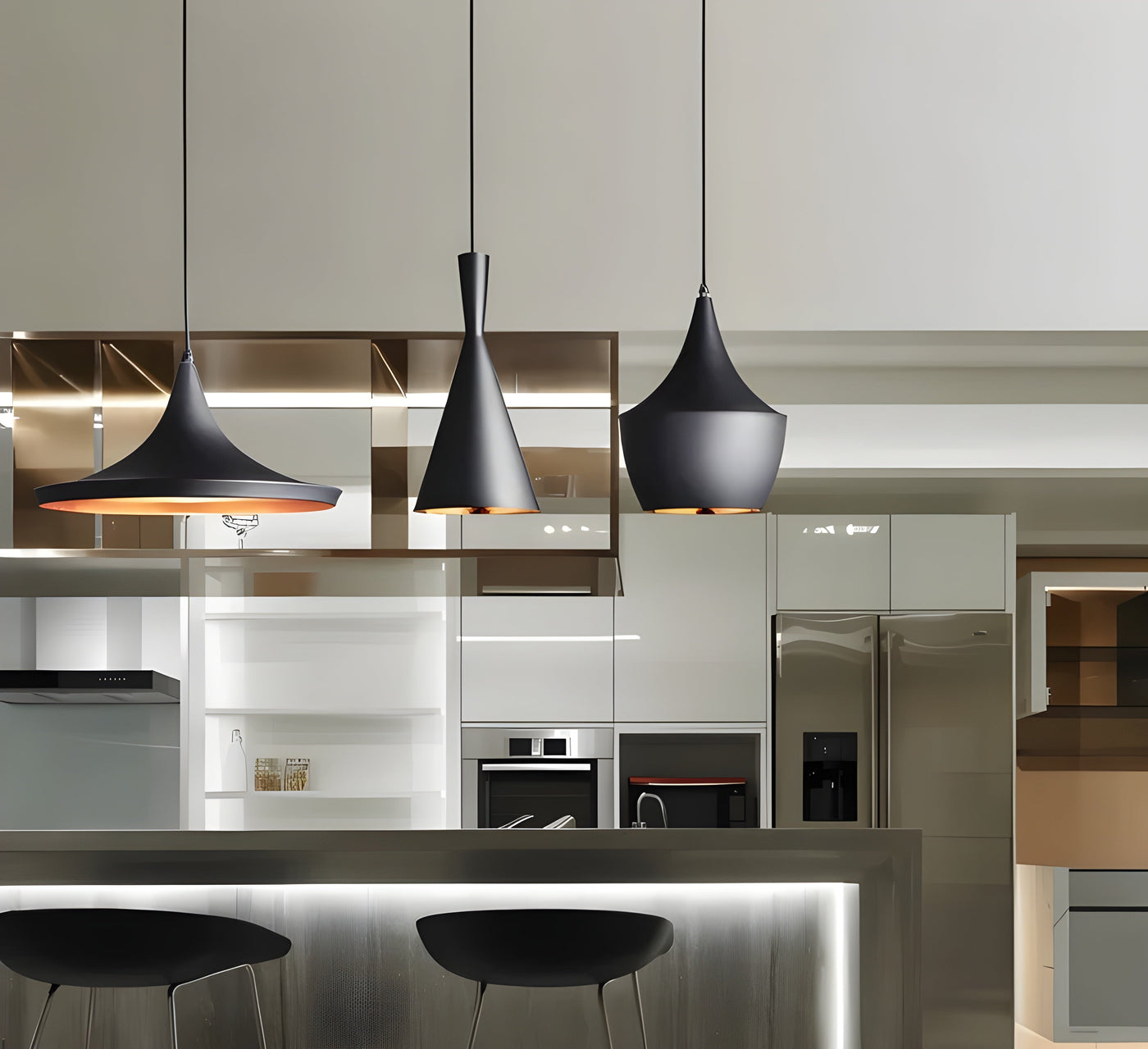 WhiteGlow Light - Moderne weiße LED-Pendelleuchte