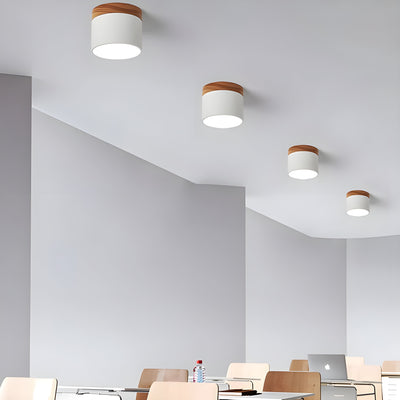 TimberBeam Light - Vintage LED-Zylinder-Deckenleuchte