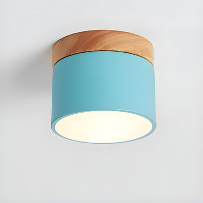 TimberBeam Light - Vintage LED-Zylinder-Deckenleuchte