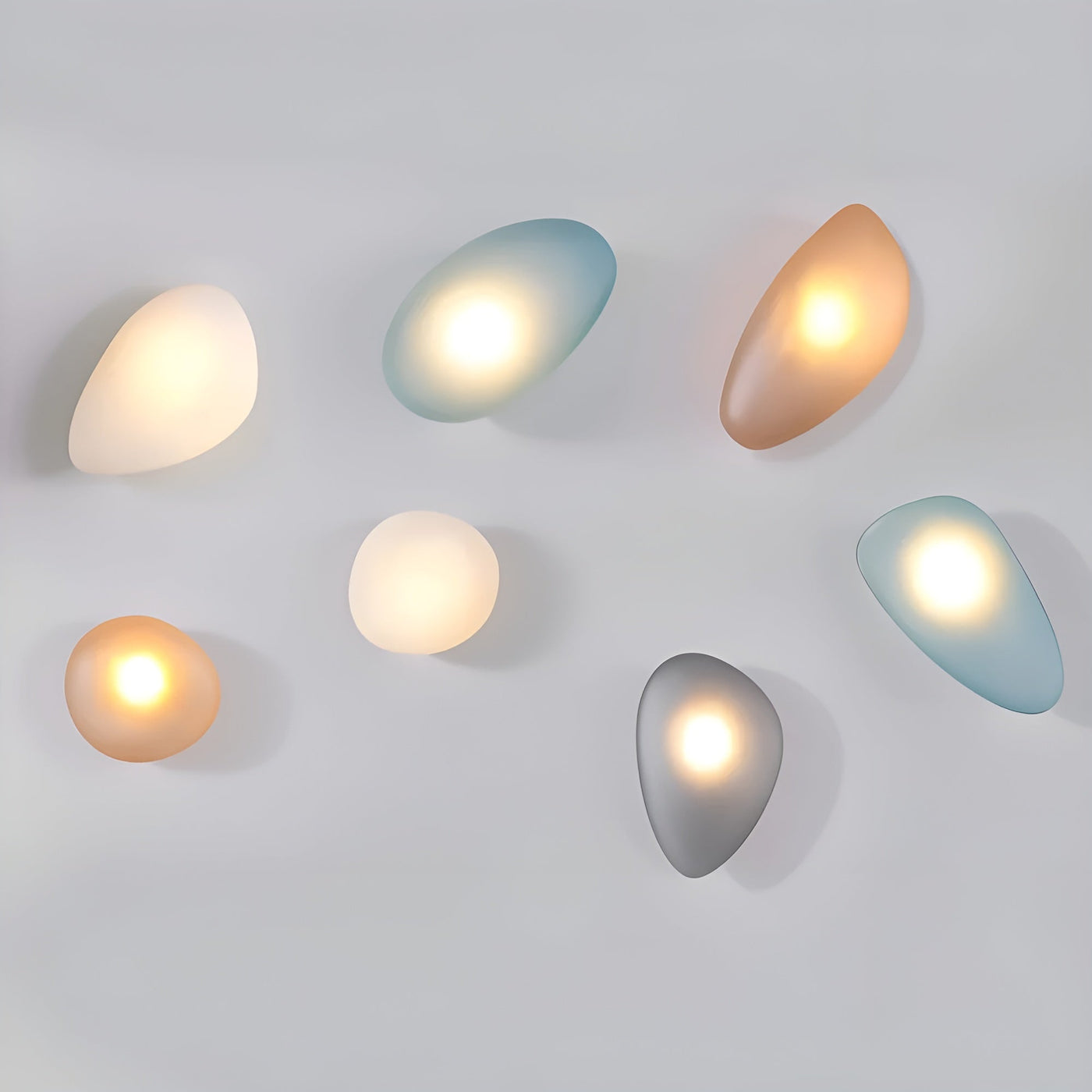 LumePebble Light – Nordische Kieselstein-Style LED-Wandleuchte
