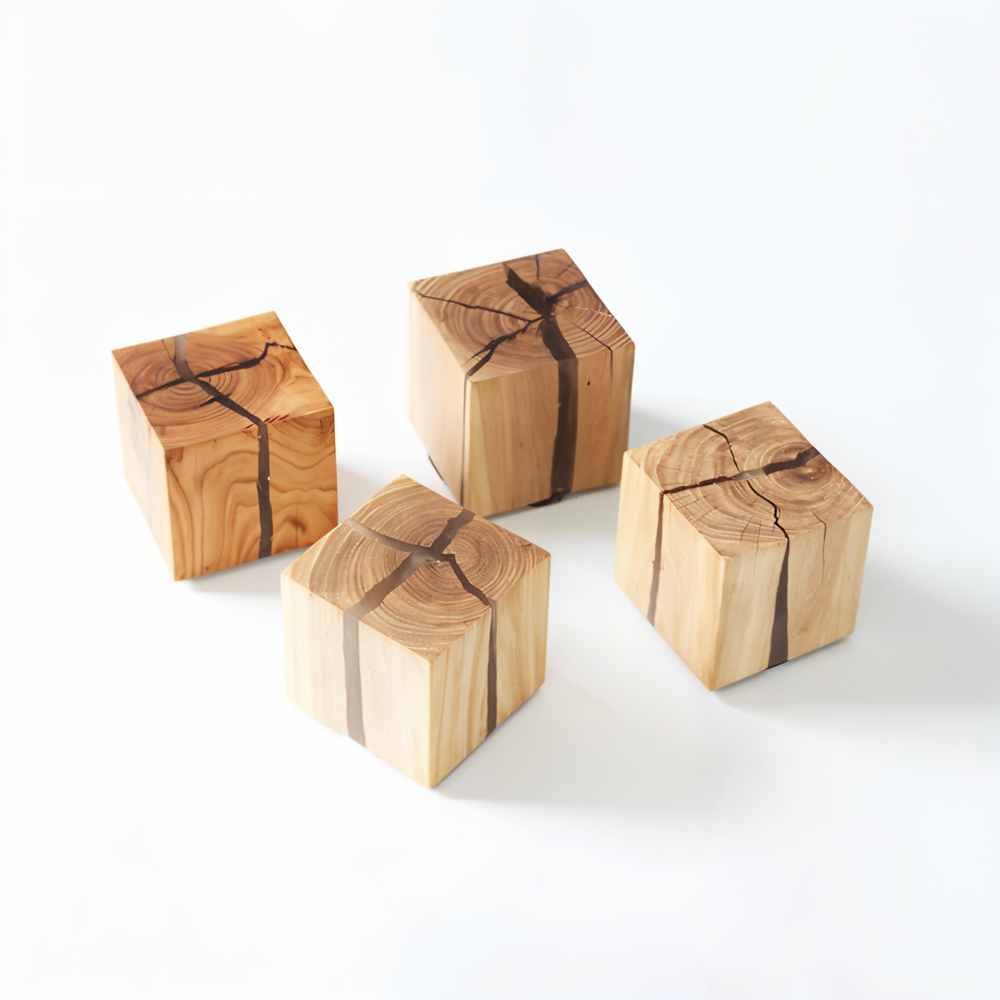 Rustikale Holz Wandleuchte – Moderne LED Wandlampe im Natur Design