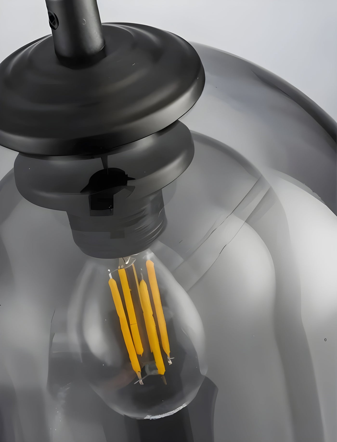 SkyGleam Light - Moderne Doppelglas-Pendelleuchte