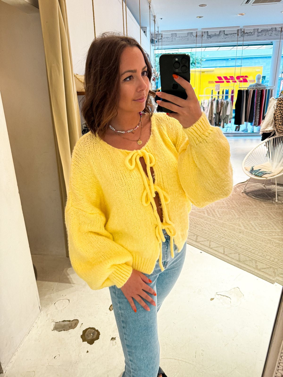 Brand & Belle | Cardigan mit Schleifendetails