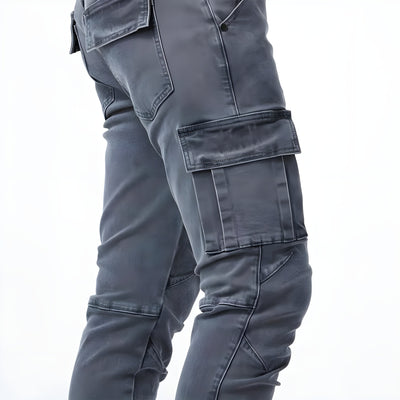 Samuel™ | Stretch Denim Cargo-Hose