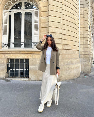 Julia | Satin-Maxirock für Damen