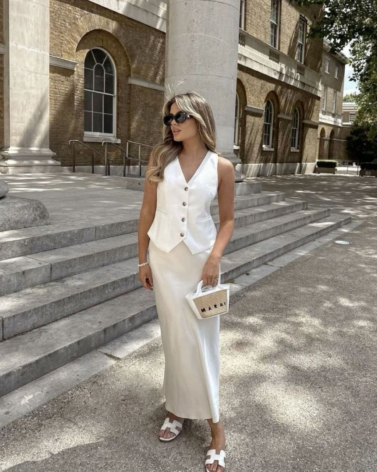 Birgit - Satin-Maxirock für Damen