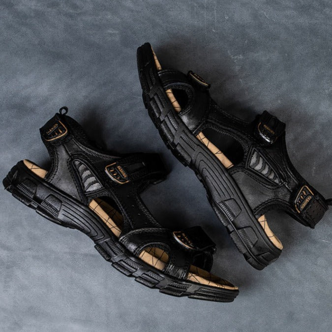 Outdoor-Ledersandalen für Herren