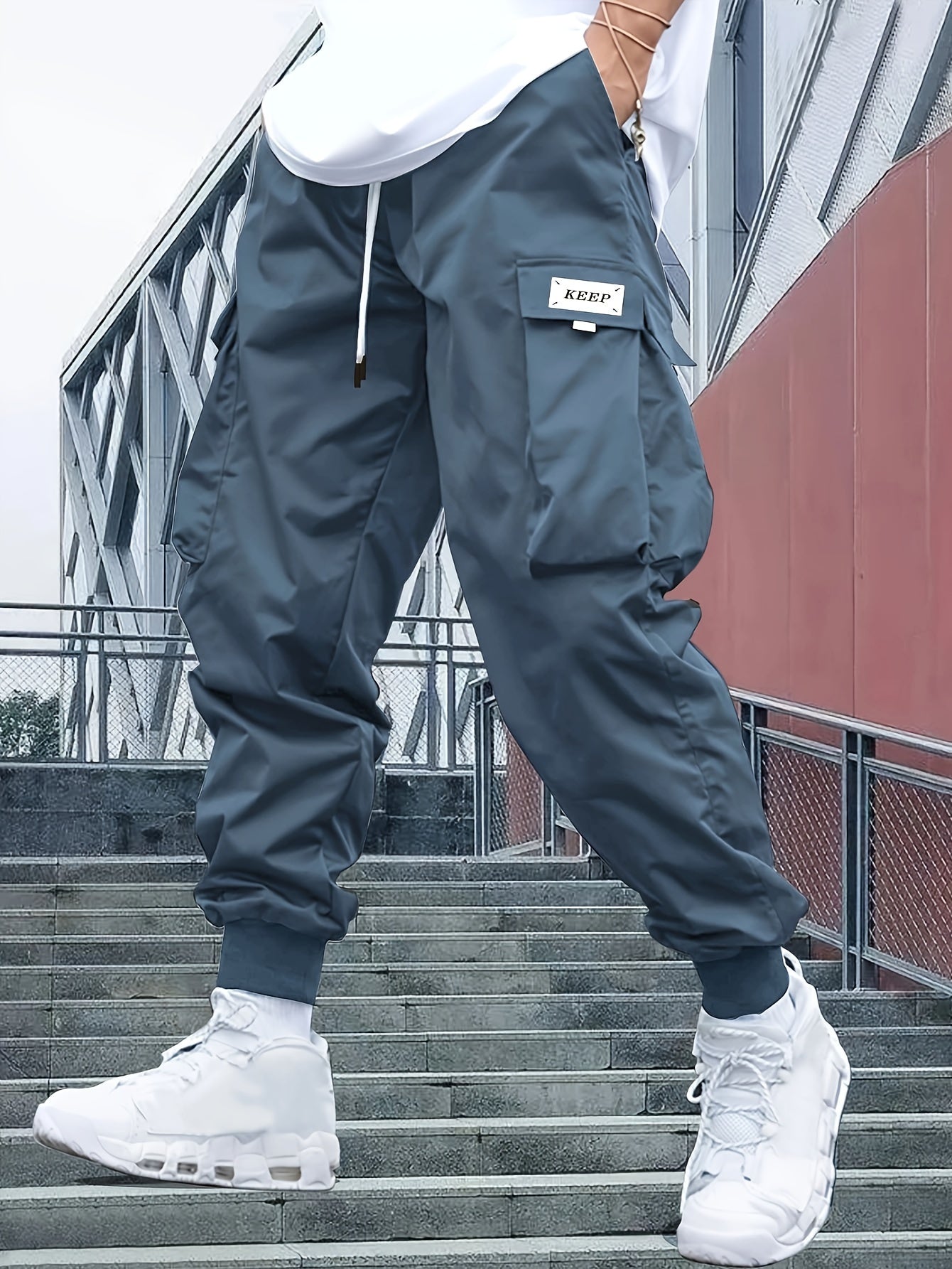 Jano - Herren Cargo-Jogger-Hose