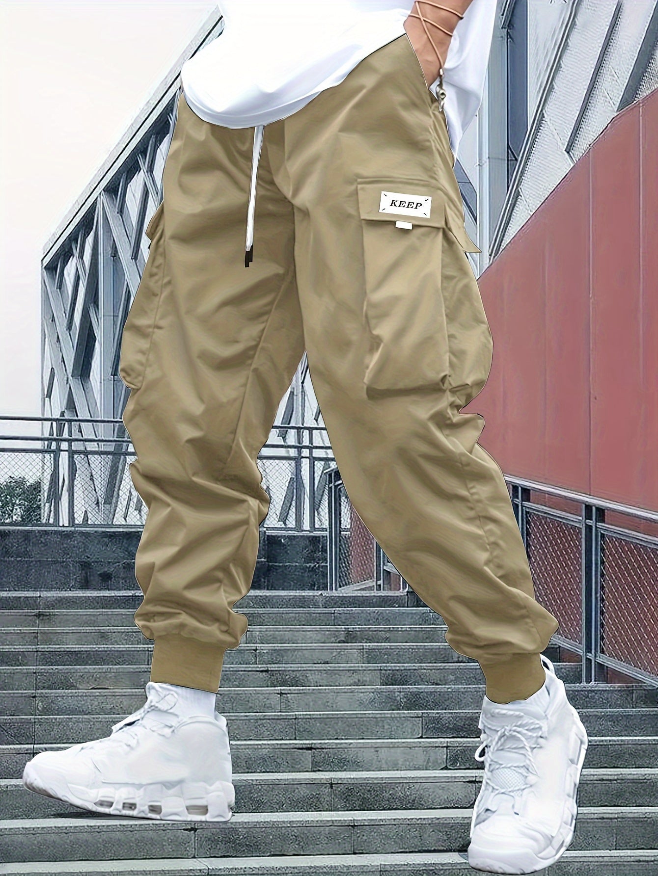 Jano - Herren Cargo-Jogger-Hose