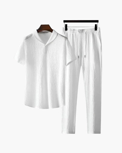 Jared - Herren-Zweiteiler-Set Kurzarmshirt & Hose Sommer-Set