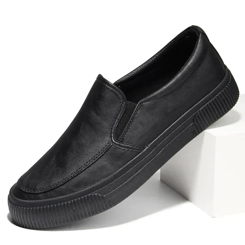 Joris – Herren Slipper Leder Bequem Elegant Minimalistisch