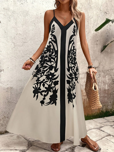 Leopardenmuster Top mit Spaghettiträgern und lockerem Schnitt für Frauen