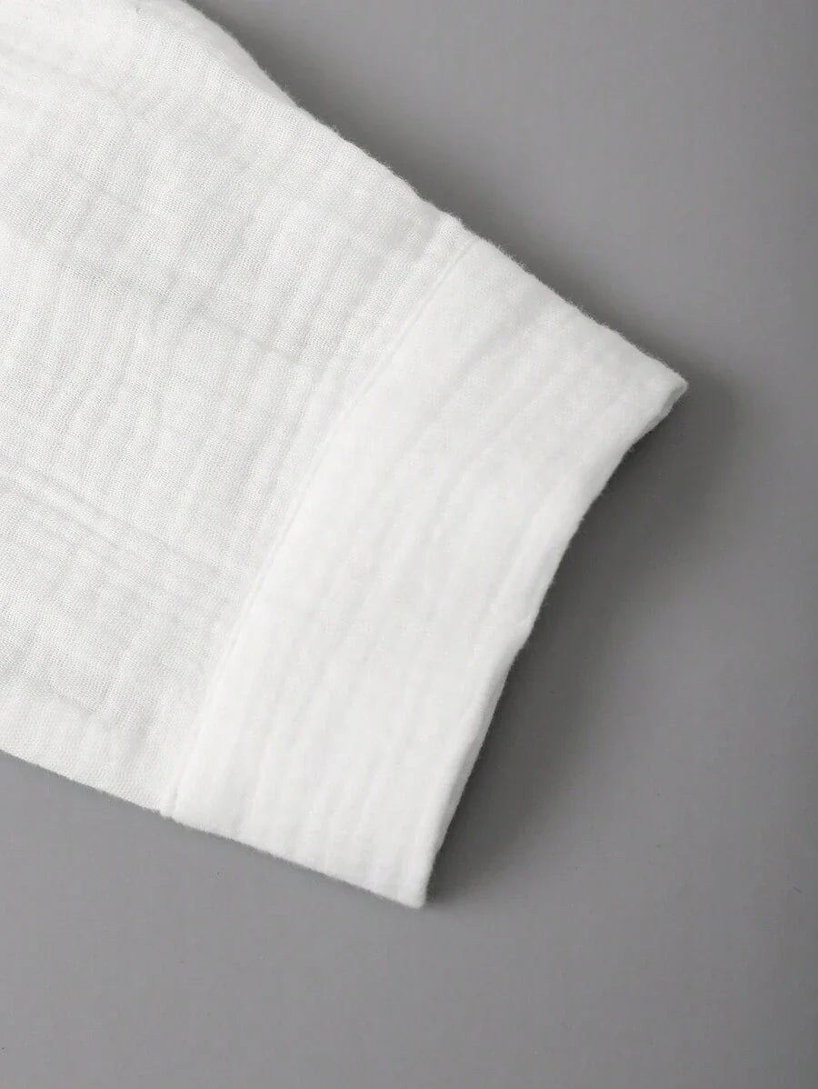 Kevin – Herren Einfarbiges Kurzarmhemd Mit Knopfleiste Basic